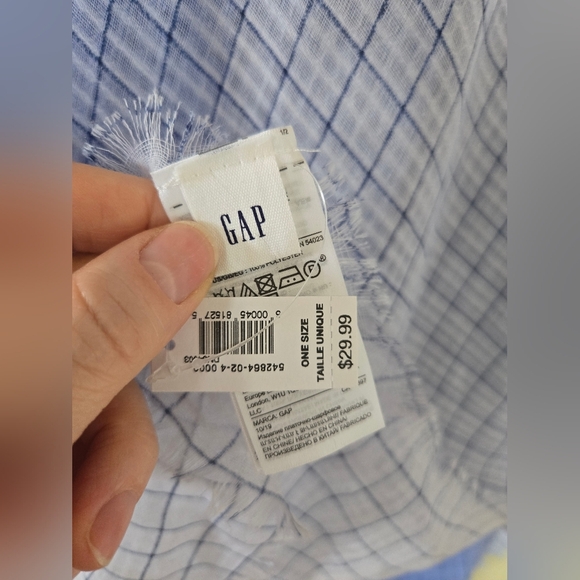 GAP | Blue and White Scarf | Size 188 x 70 cm - Picture 6 of 6